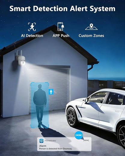 Outdoor WiFi Security Camera 3MP, PTZ Pan Tilt - Image 7