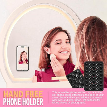 2PACK Silicone Double Sided Suction Phone Case Mount, Detachable Hands Free & - Image 7