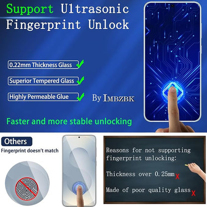 IMBZBK 3 Pack Screen Protector for Samsung Galaxy S25 Plus Accessories - Image 5