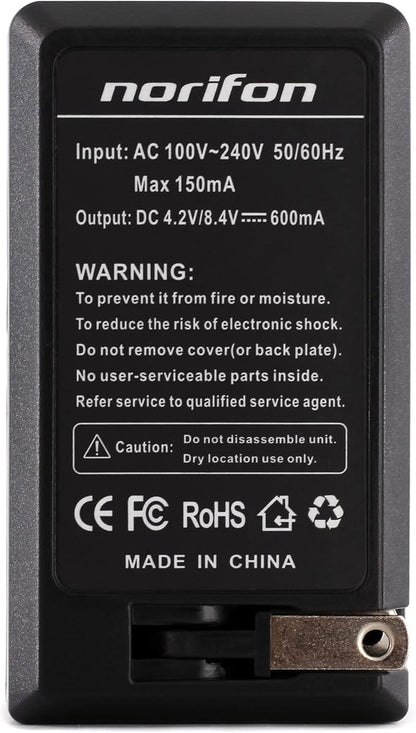 Norifon LI-10B Wall Charger for Olympus Camedia C-470, C-7000 Zoom, C-770 Ultra - Image 5