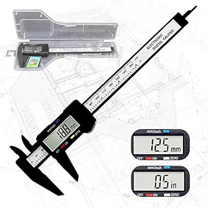 Digital Calipers, Electronic Digital Calipers, YKLSXKC LCD Screen displays by YKLSXKC