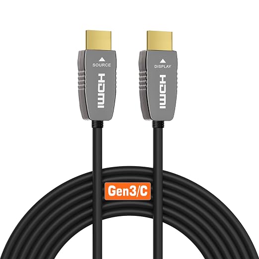 RUIPRO 8K HDMI Fiber Optic Cable CL2 Rated 165 Feet 48Gbps 8K60Hz 4K120Hz by RUIPRO-ProfessionalQualityVideoandAudioYouCanSeeandHear
