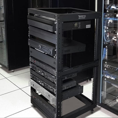 RIVECO 22U Open Frame Server Rack - Image 6