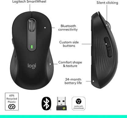 Logitech Wireless Mouse Signature M650 L Full Size - Image 7