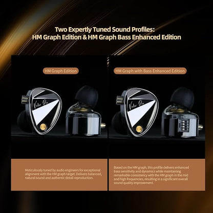 KZ Vader Pro in-Ear Monitors Gaming Earbuds, Triple Dynamic Driver IEM - Image 6