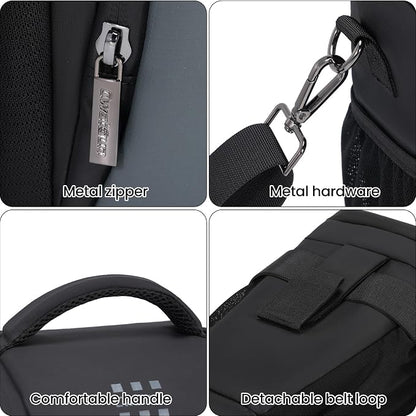 Cwatcun Camera Sling Bag, Compact DSLR Waterresistant Shoulder Bag - Image 8