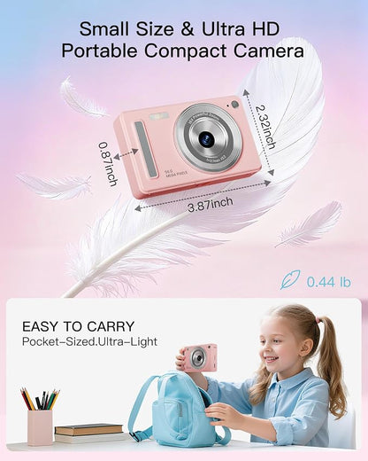 Digital Camera, FHD 1080P Point and Shoot Camera - Image 4