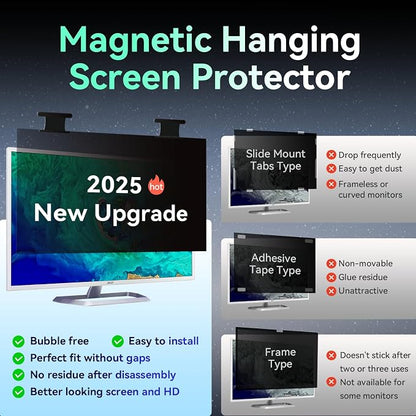 Magnetic 27 Inch Computer Privacy Screen - Image 3
