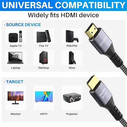 8K HDMI 2.1 Cable 5 FT, Real Certified 48Gbps Ultra High Speed HDMI® Cable - Image 5