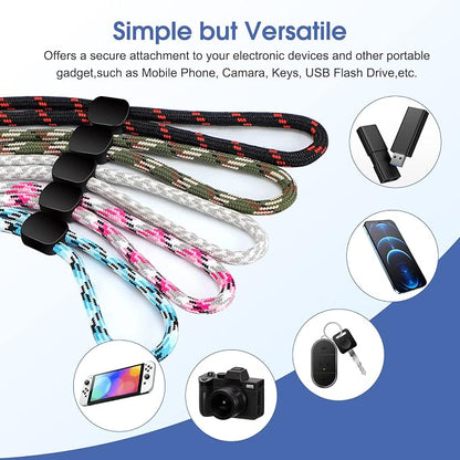 FrgKbTm Hand Wrist Strap Lanyard, Adjustable Nylon Colorful - Image 3