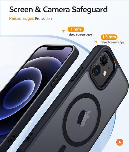 FNTCASE for iPhone 13 Mini Case: for iPhone 12 Mini Case Translucent Matte - Image 4