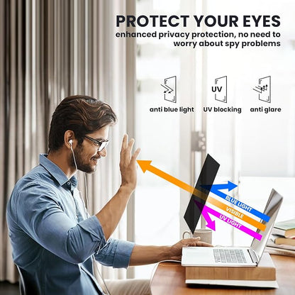 HD Laptop Privacy Screen 14 inch, Upgraded Laptop Privacy Screen - Image 5
