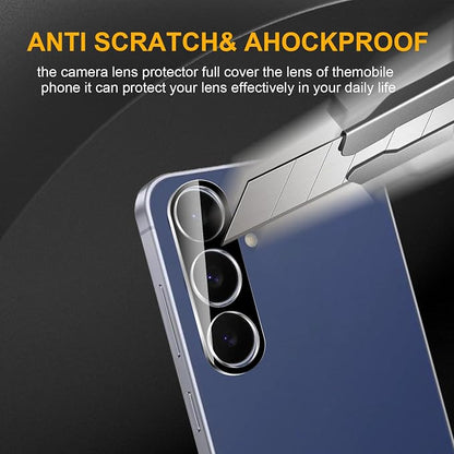 3 Pack Camera Lens Protector for Samsung Galaxy S25 Fe, Tempered Glass - Image 4