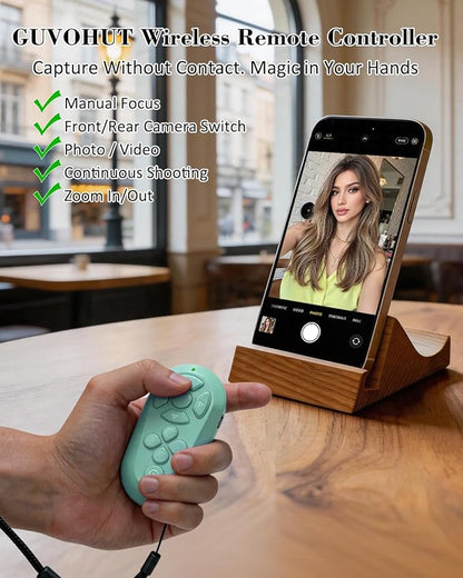 Bluetooth Remote Controller for TikTok Scrolling/Camera/Video Recording/Kindle - Image 3