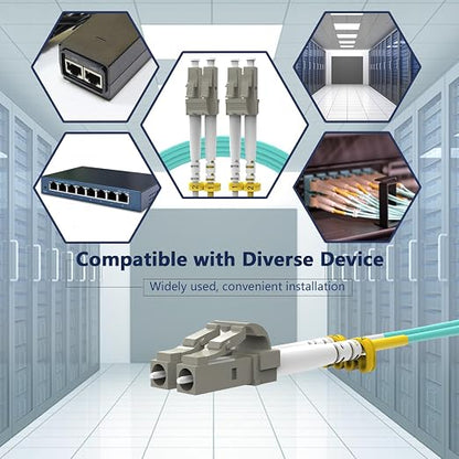 KeepFly Fiber- OM4 LC to LC Fiber Patch Cable 5M-5Pack, 40G/100GB 50/125μm - Image 7