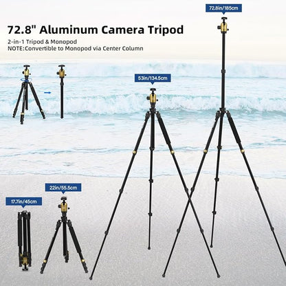 Geekoto 73-Inch Camera Tripod - Image 4