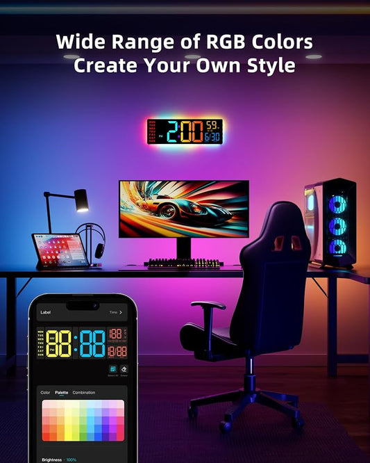 EASYERA Smart Digital Wall Clock - Image 2