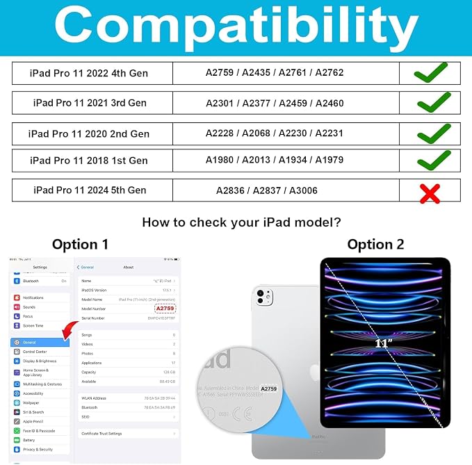 Case for iPad Pro 11 Inch 2022/2021/ 2020/2018: Silicone Cover for iPad 11 Inch - Image 2