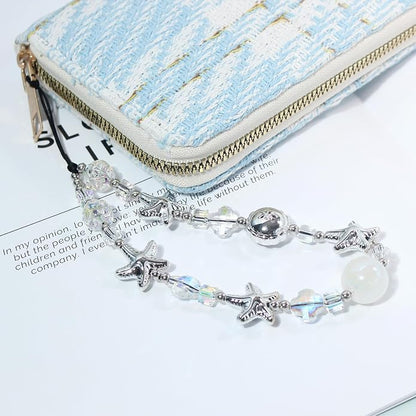 CMVFYL Beaded Camera Wrist Strap, Cute Phone Charms Strap, Pearl Bracelet Wrist - Image 7