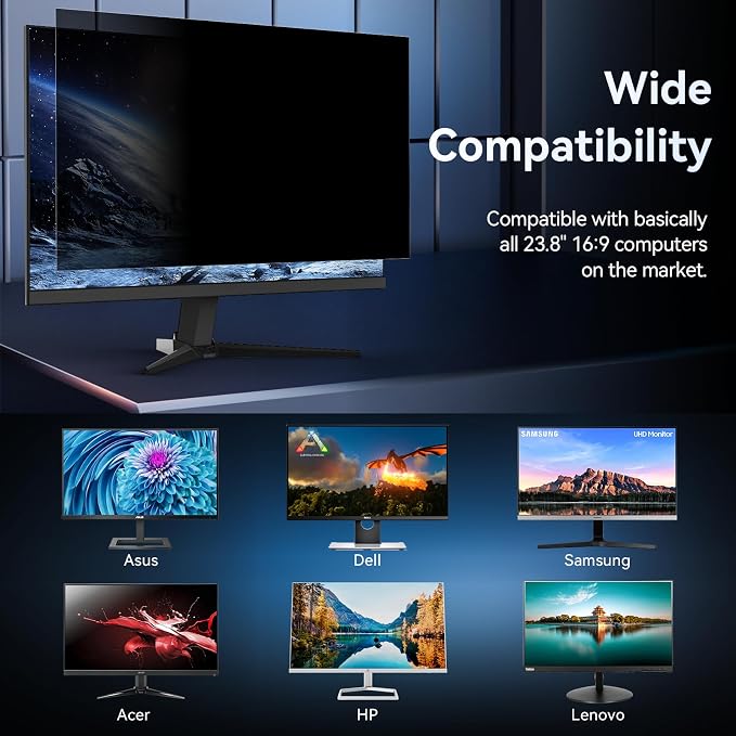 23.8 Inch Computer Privacy Screen Filter - Image 5