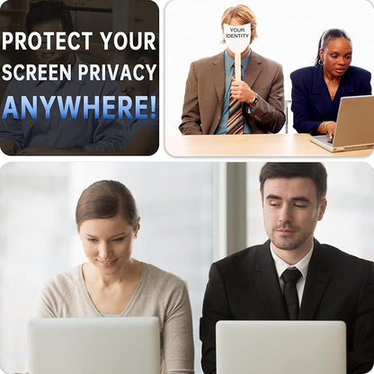Magnetic Privacy Screen for Macbook 12 Inch, Removable Anti Blue Light Glare - Image 7
