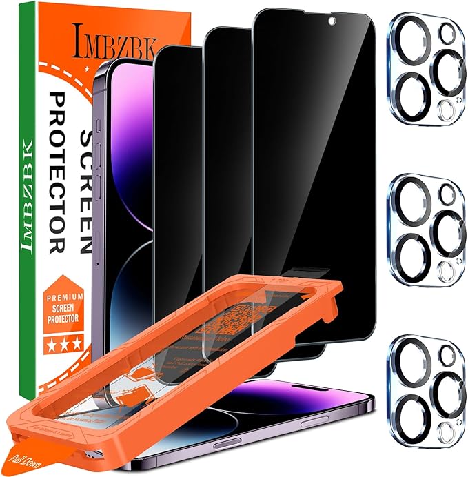 IMBZBK 3 Pack Privacy Screen Protector by IMBZBK