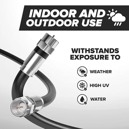 THE CIMPLE CO - RG6 Coaxial Cable 50 FT - RG6 Coax Cable - Image 3