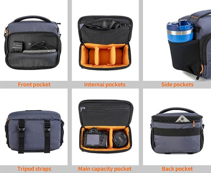 Vogano Camera Bag, Protective Covers Photography Shoulder Bag Compatible - Image 4
