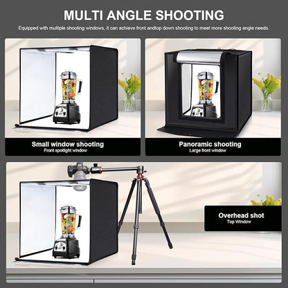 PULUZ Light Box 24x24in, Portable Photo Studio Light Box - Image 5