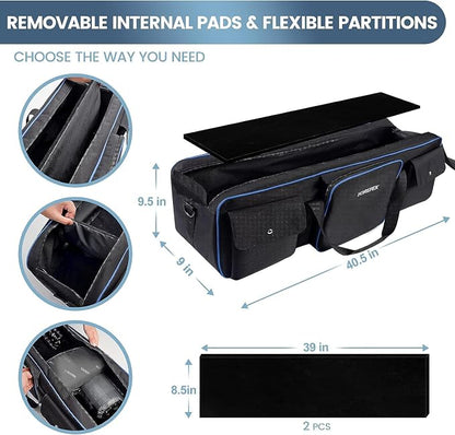 YOREPEK Tripod Carrying Case Bag 40.5", Resistant Light Stand Bag - Image 2