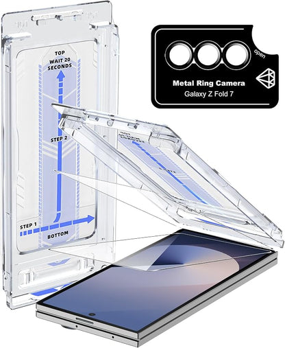 for Samsung Galaxy Z Fold 7 5G Screen Protector, Kamera Glass, Bubble-Free by Suttkue