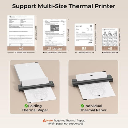 MUNBYN Portable Printer Wireless - Image 6