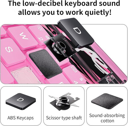 iPad Keyboard Case for iPad 10th Gen & 11th, Magic Wireless Keyboard - Image 9