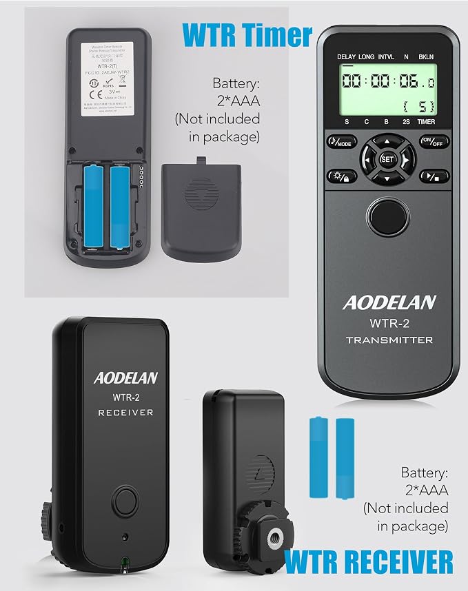 Camera Wireless Interval Shutter Remote Timer Release Compatible - Image 7