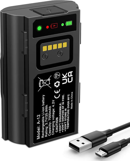 A-12 Upgraded Battery Compatible by DFTIM