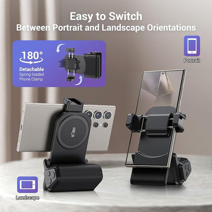 KIWIFOTOS Universal Phone Camera Grip Phone Tripod Mount - Image 6