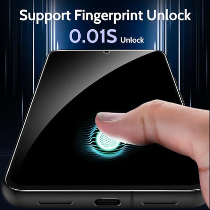 3 Pack for Google Pixel 9 / Pixel 9 Pro Privacy Screen Protector, Fingerprint - Image 3