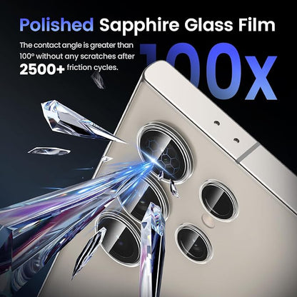 Tensea (3+2PCS for Samsung Galaxy S24 Ultra 5G Camera Lens Protector, 9H - Image 5