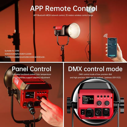 GVM Photography Lighting 300W Bi-Color Studio Lights - Image 5
