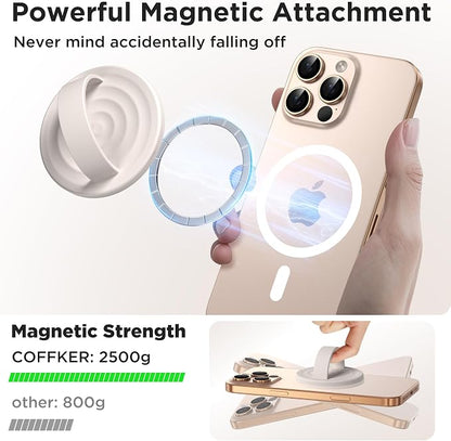 Magnetic Phone Ring Grip Holder, Silicone Finger Loop Grip, Compatible - Image 3