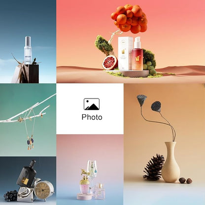 BEIYANG 6PCS 12Patterns Photography Background Gradient Color Papers, Food - Image 6