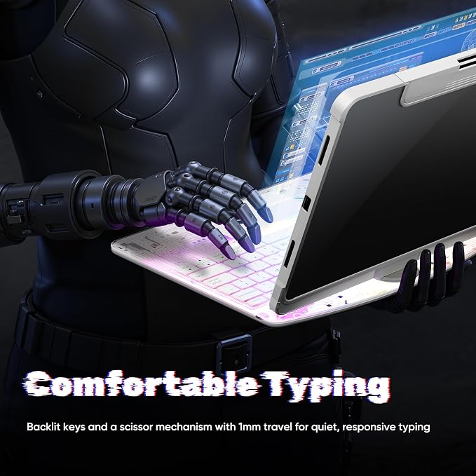 KITONE Transparent Case with Wireless Keyboard only - Image 5