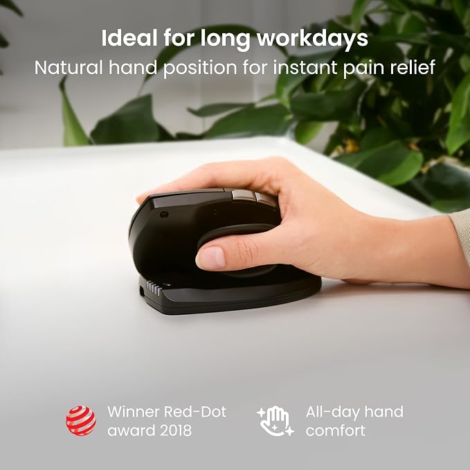 Contour Unimouse Ergonomic Vertical Mouse – Adjustable 35°-70° Angle, - Image 8