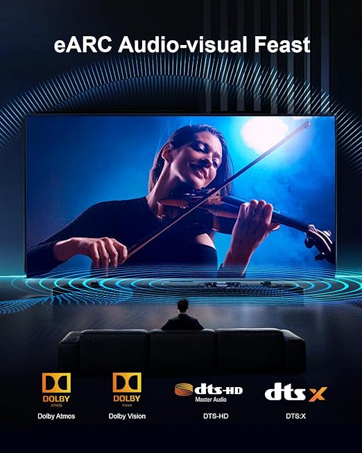 HDMI 2.1 Cable, 1.5 Feet, High Speed 48Gbps - Image 5