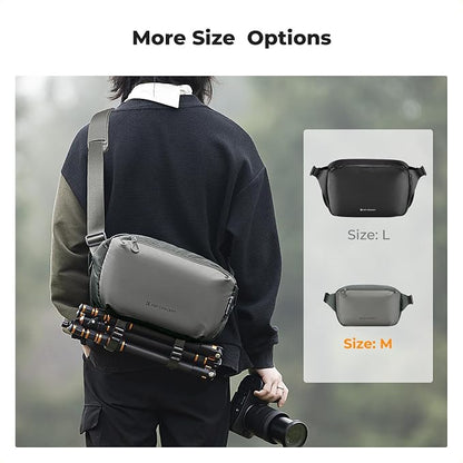 K&F CONCEPT Camera Sling Bag Crossbody Bag Waterproof Camera Shoulder Backpack - Image 8