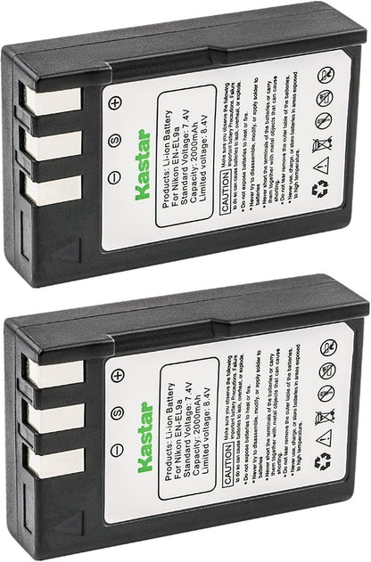 Kastar 2 Packs EN-EL9 Compatible Battery Replacement by Kastar