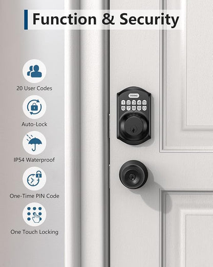 TEEHO TE001 Keyless Entry Door Lock - Image 5