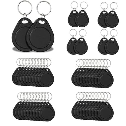 50pcs T5577 RFID Keyfobs 125kHz Writable T5577 Key Tags Proximity ID Card Token by BABIQT