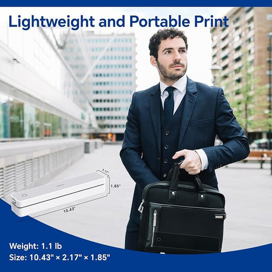 HPRT Portable Thermal Printer-Inkless Printer, Supports Thermal Paper&Labels - Image 2