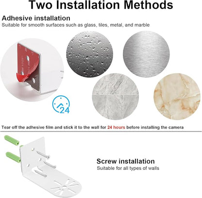 UYODM 3Pack Adhesive Metal Wall Mount Compatible - Image 3